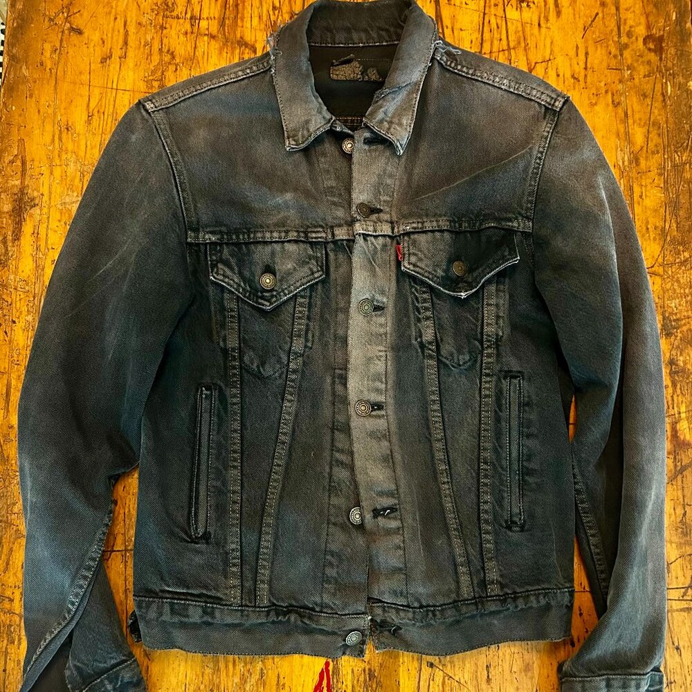 Vintage Levi's Ultra-dye black Denim Jacket